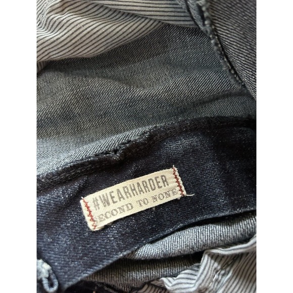 TK AXEL 38 X 30 (29.5) JEANS Slim Boot Stretch Denim Dark Wash WEARHARDER D24 - Picture 6 of 10